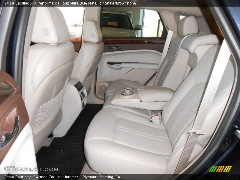 Sapphire Blue Metallic / Shale/Brownstone 2014 Cadillac SRX Performance