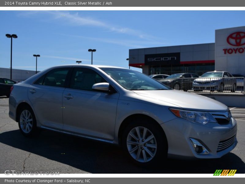 Classic Silver Metallic / Ash 2014 Toyota Camry Hybrid XLE