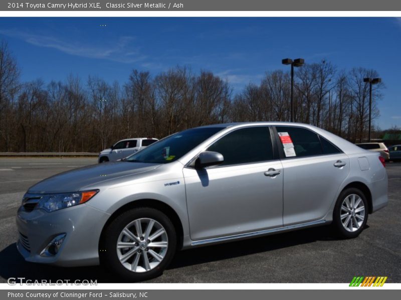 Classic Silver Metallic / Ash 2014 Toyota Camry Hybrid XLE