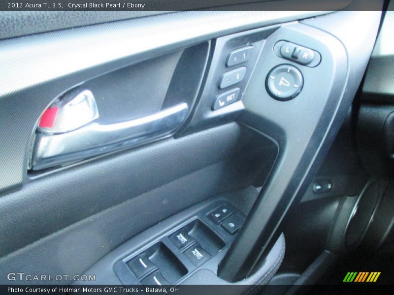 Crystal Black Pearl / Ebony 2012 Acura TL 3.5