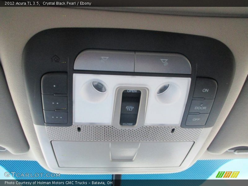 Crystal Black Pearl / Ebony 2012 Acura TL 3.5