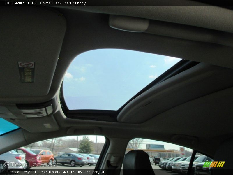 Crystal Black Pearl / Ebony 2012 Acura TL 3.5