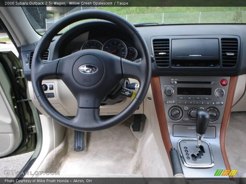 Willow Green Opalescent / Taupe 2006 Subaru Outback 2.5i Wagon