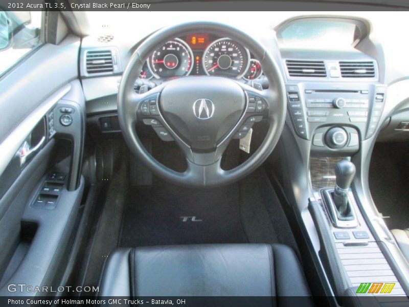 Crystal Black Pearl / Ebony 2012 Acura TL 3.5