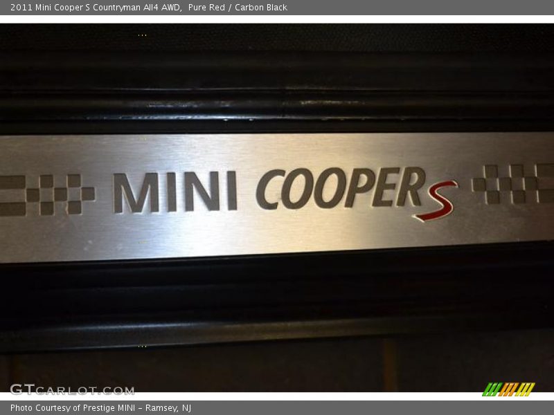 Pure Red / Carbon Black 2011 Mini Cooper S Countryman All4 AWD