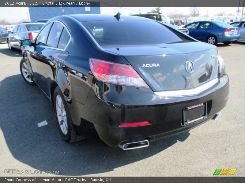 Crystal Black Pearl / Ebony 2012 Acura TL 3.5