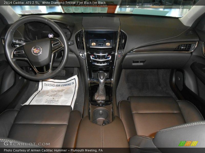 White Diamond Tricoat / Jet Black/Jet Black 2014 Cadillac ATS 2.5L