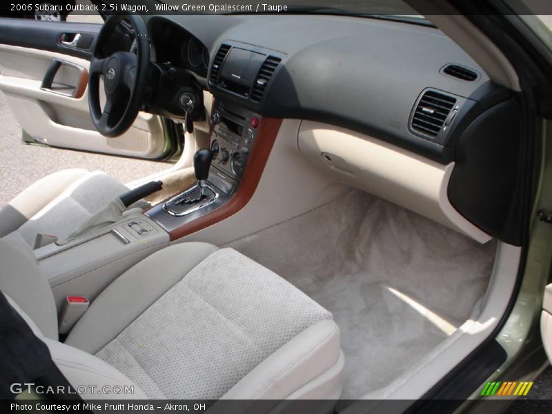 Willow Green Opalescent / Taupe 2006 Subaru Outback 2.5i Wagon