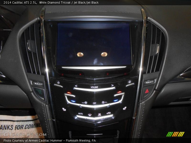 White Diamond Tricoat / Jet Black/Jet Black 2014 Cadillac ATS 2.5L
