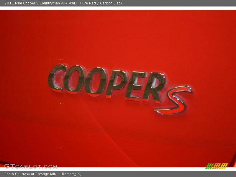 Pure Red / Carbon Black 2011 Mini Cooper S Countryman All4 AWD