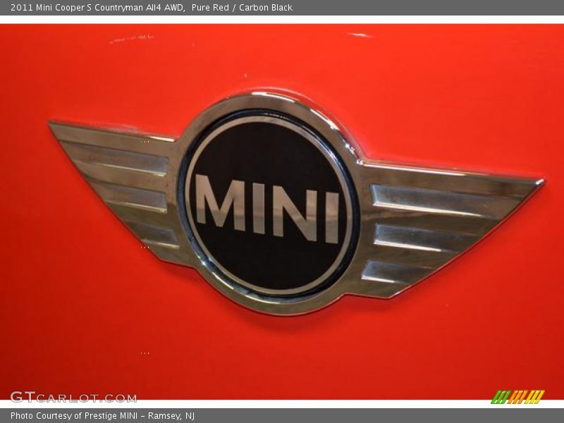 Pure Red / Carbon Black 2011 Mini Cooper S Countryman All4 AWD