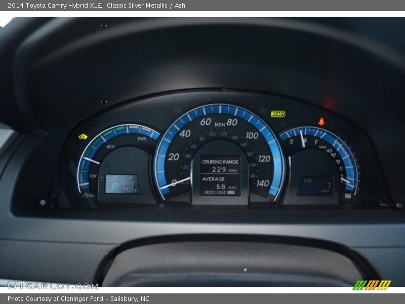 Classic Silver Metallic / Ash 2014 Toyota Camry Hybrid XLE