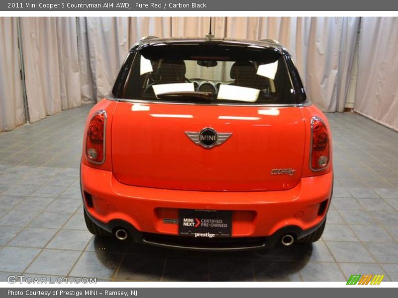 Pure Red / Carbon Black 2011 Mini Cooper S Countryman All4 AWD