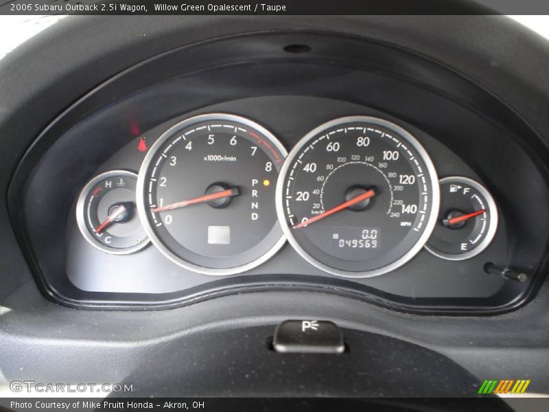 Willow Green Opalescent / Taupe 2006 Subaru Outback 2.5i Wagon