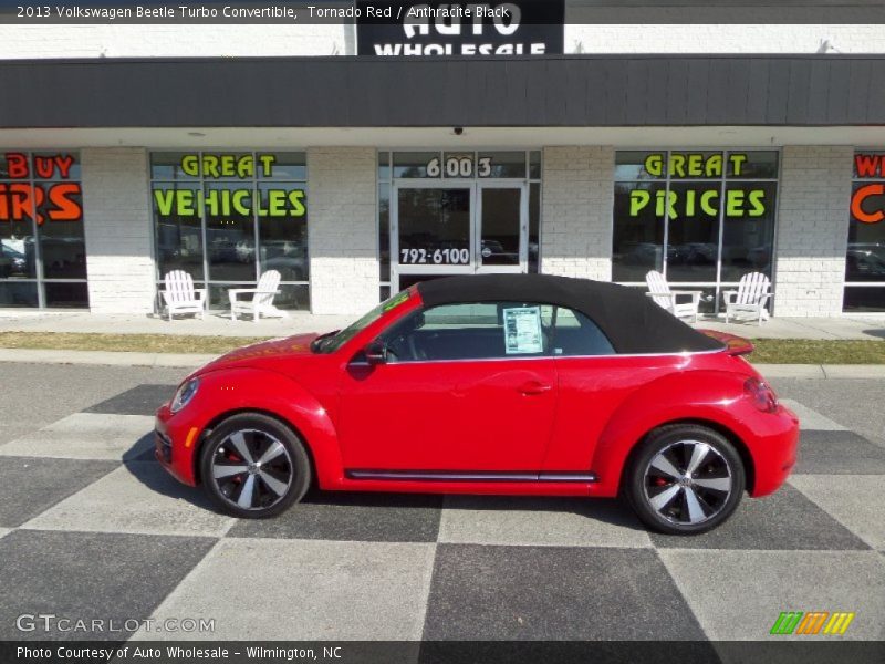 Tornado Red / Anthracite Black 2013 Volkswagen Beetle Turbo Convertible