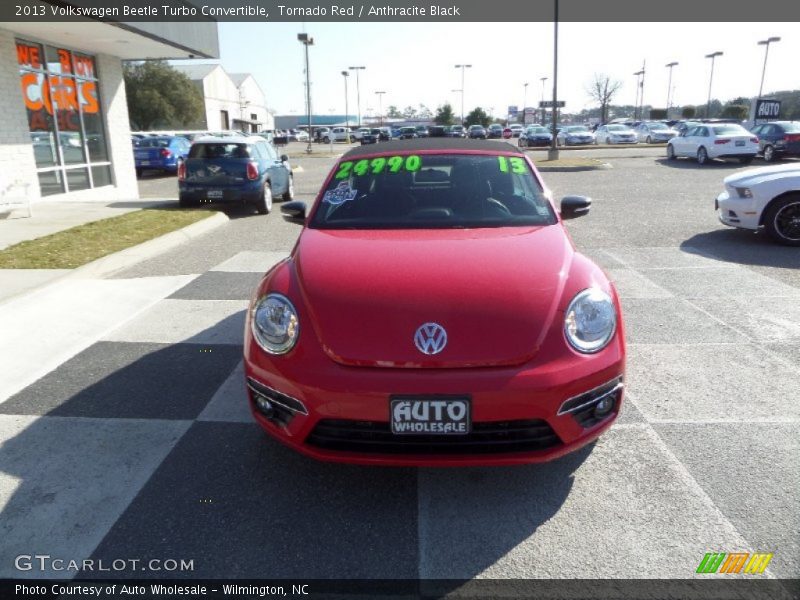 Tornado Red / Anthracite Black 2013 Volkswagen Beetle Turbo Convertible