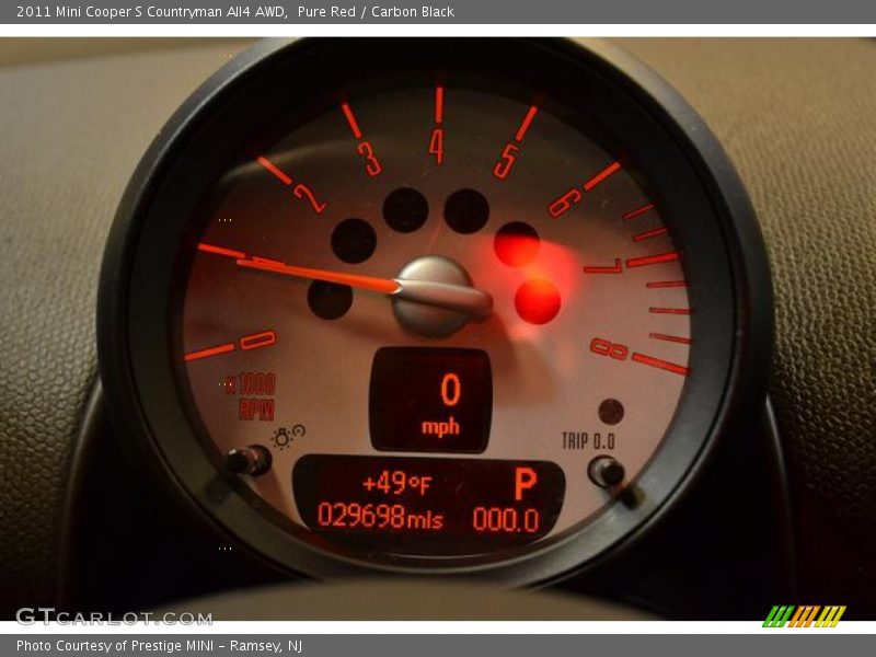 Pure Red / Carbon Black 2011 Mini Cooper S Countryman All4 AWD