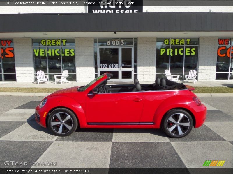 Tornado Red / Anthracite Black 2013 Volkswagen Beetle Turbo Convertible
