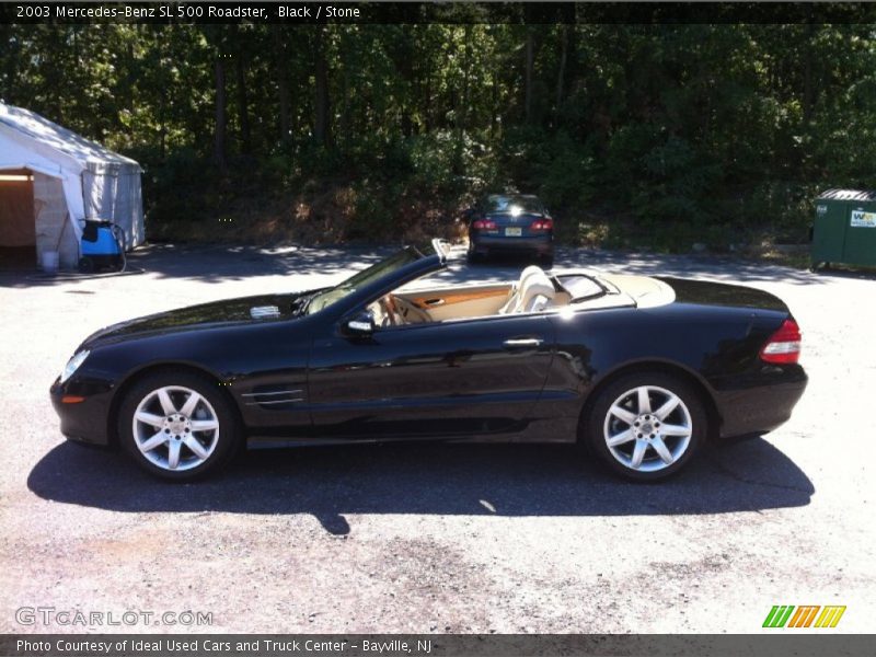 Black / Stone 2003 Mercedes-Benz SL 500 Roadster