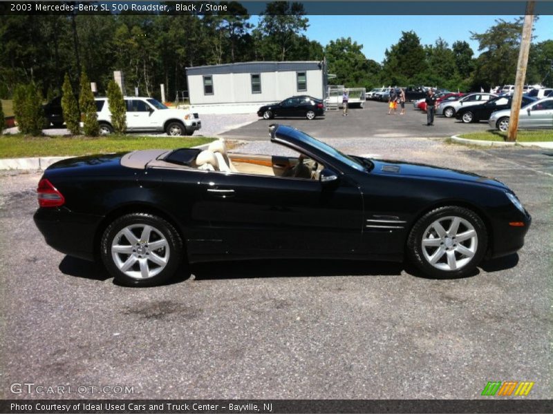 Black / Stone 2003 Mercedes-Benz SL 500 Roadster