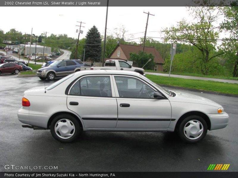 Silver Metallic / Light Neutral 2002 Chevrolet Prizm LSi