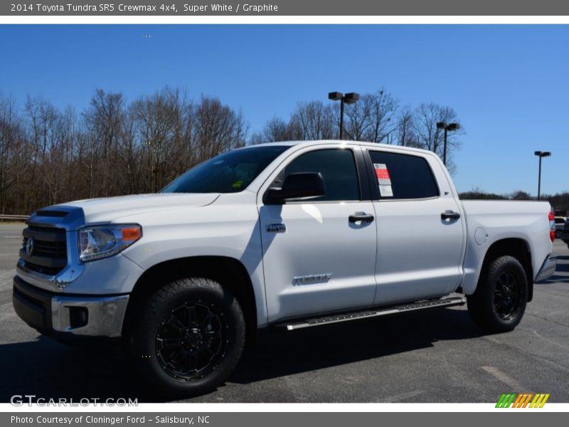 Super White / Graphite 2014 Toyota Tundra SR5 Crewmax 4x4