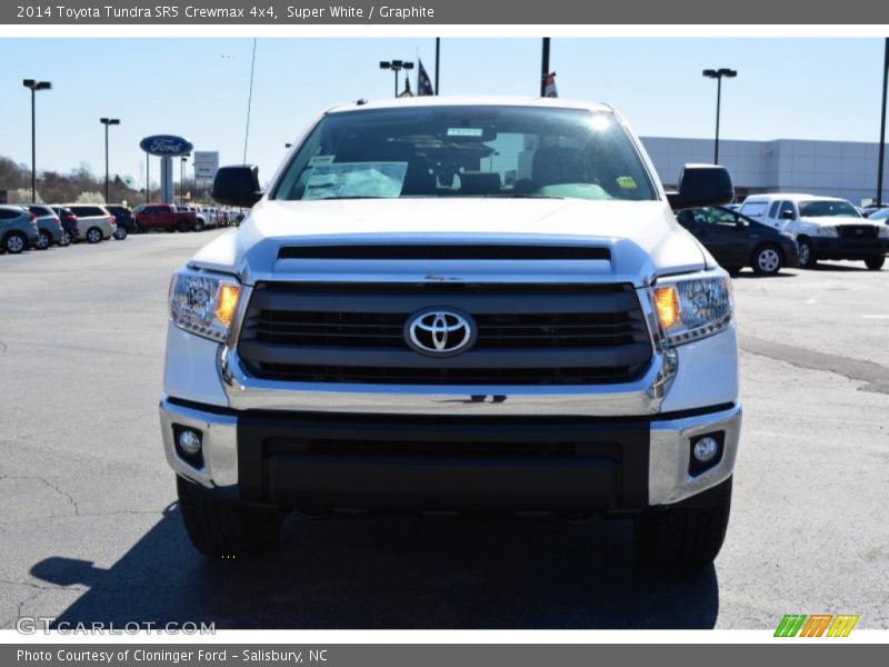 Super White / Graphite 2014 Toyota Tundra SR5 Crewmax 4x4