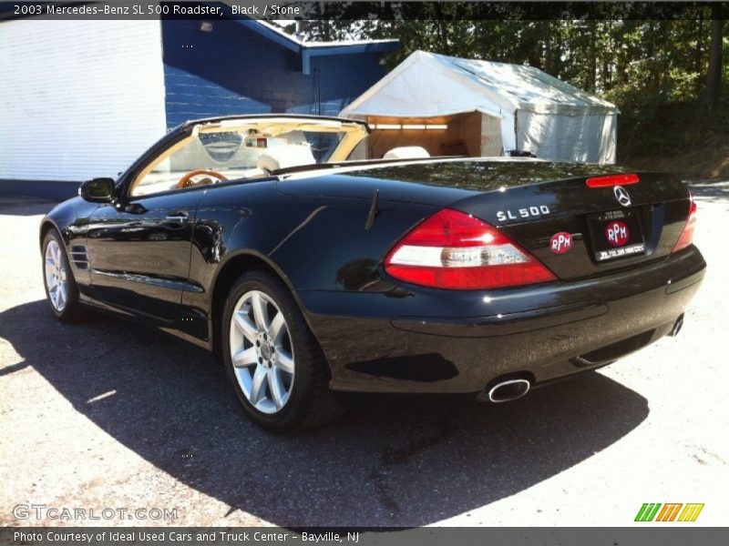 Black / Stone 2003 Mercedes-Benz SL 500 Roadster