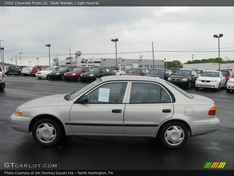 Silver Metallic / Light Neutral 2002 Chevrolet Prizm LSi