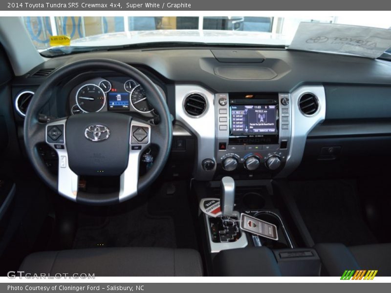 Super White / Graphite 2014 Toyota Tundra SR5 Crewmax 4x4