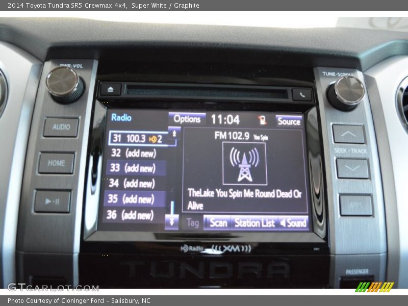 Super White / Graphite 2014 Toyota Tundra SR5 Crewmax 4x4