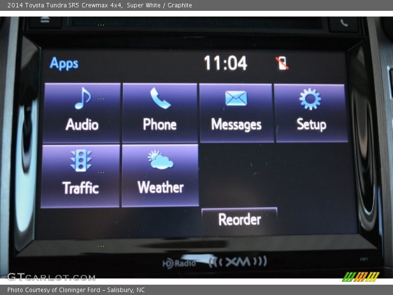 Super White / Graphite 2014 Toyota Tundra SR5 Crewmax 4x4