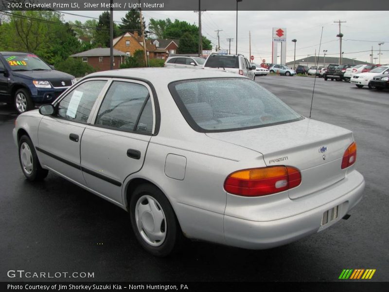 Silver Metallic / Light Neutral 2002 Chevrolet Prizm LSi