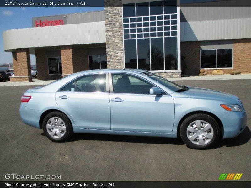 Sky Blue Pearl / Ash 2008 Toyota Camry LE