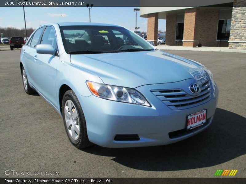 Sky Blue Pearl / Ash 2008 Toyota Camry LE