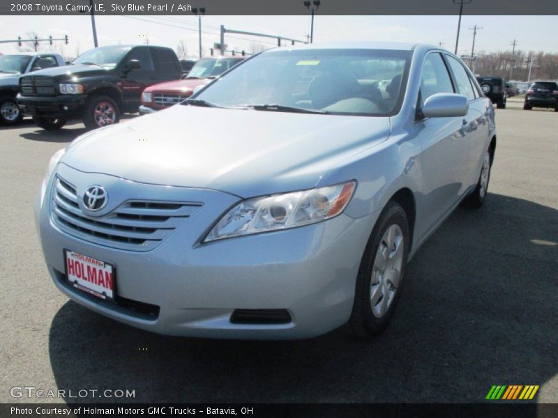 Sky Blue Pearl / Ash 2008 Toyota Camry LE