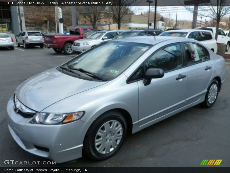 Front 3/4 View of 2011 Civic DX-VP Sedan