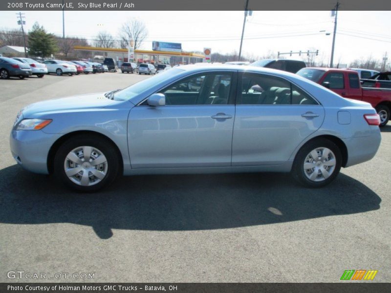 Sky Blue Pearl / Ash 2008 Toyota Camry LE