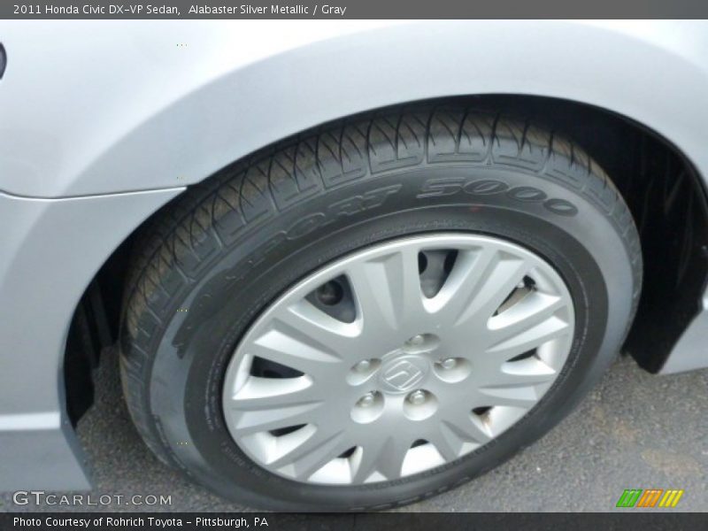 Alabaster Silver Metallic / Gray 2011 Honda Civic DX-VP Sedan