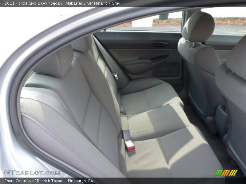 Alabaster Silver Metallic / Gray 2011 Honda Civic DX-VP Sedan