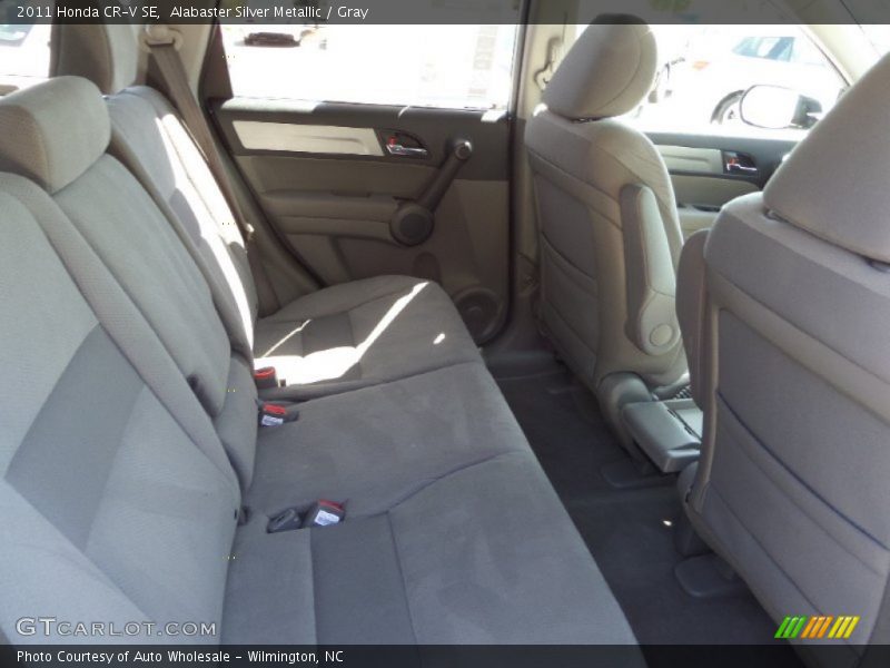 Alabaster Silver Metallic / Gray 2011 Honda CR-V SE