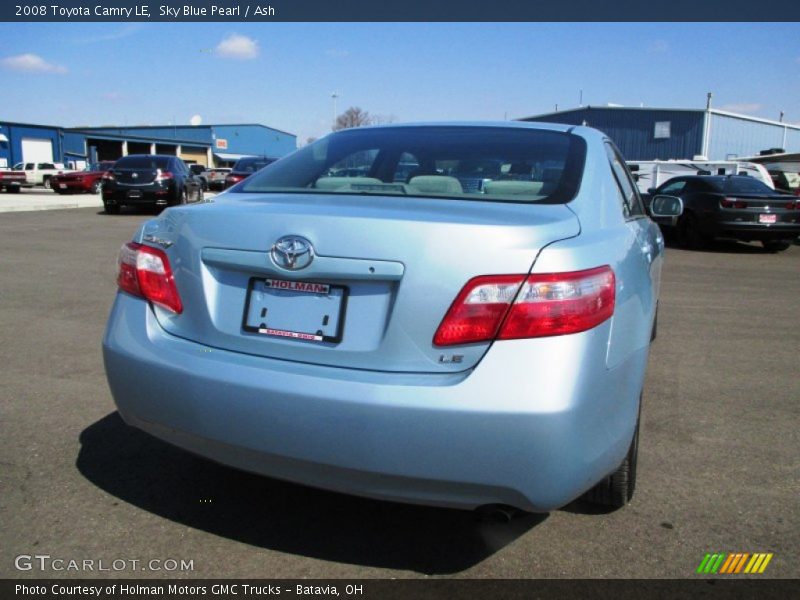 Sky Blue Pearl / Ash 2008 Toyota Camry LE