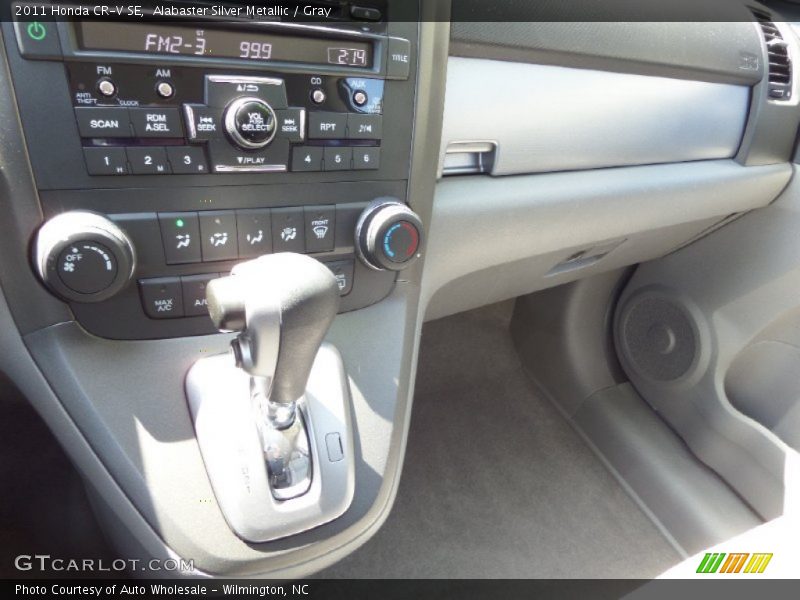 Alabaster Silver Metallic / Gray 2011 Honda CR-V SE