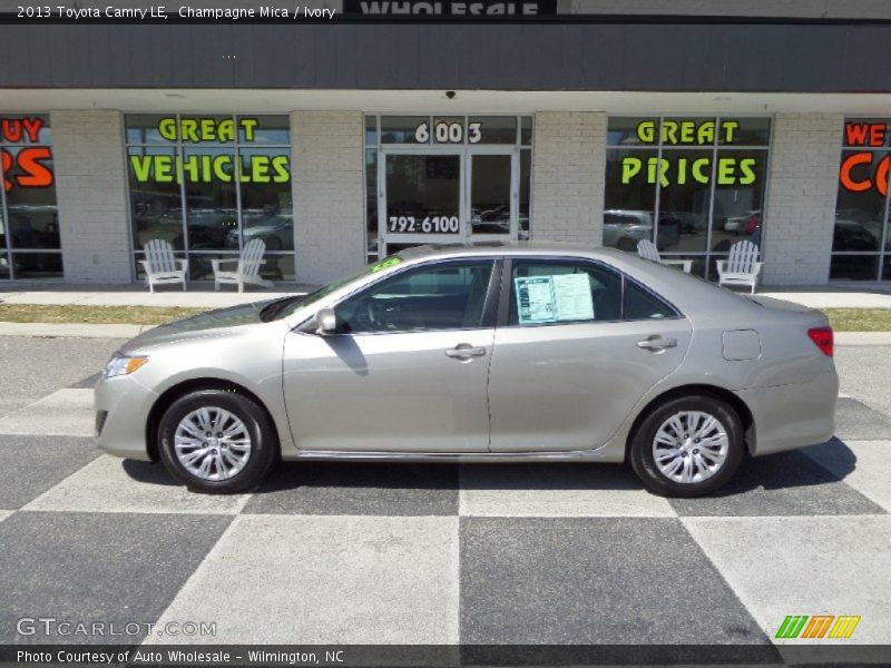Champagne Mica / Ivory 2013 Toyota Camry LE