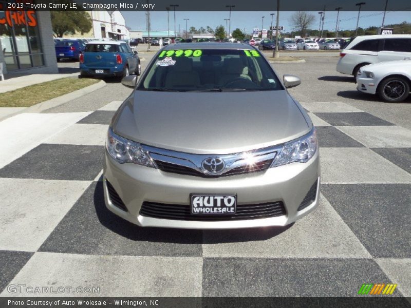Champagne Mica / Ivory 2013 Toyota Camry LE