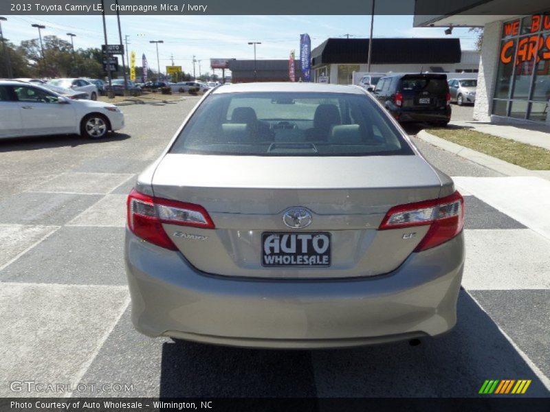 Champagne Mica / Ivory 2013 Toyota Camry LE