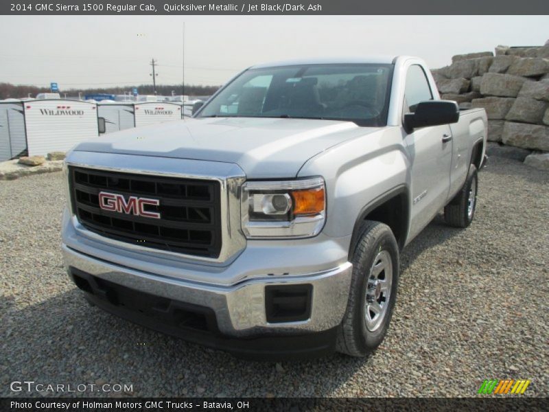 Quicksilver Metallic / Jet Black/Dark Ash 2014 GMC Sierra 1500 Regular Cab