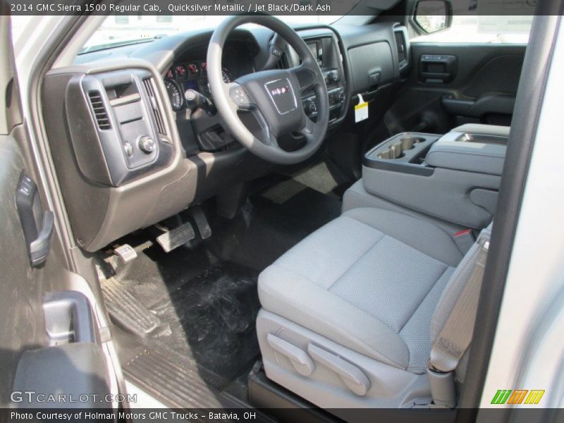Quicksilver Metallic / Jet Black/Dark Ash 2014 GMC Sierra 1500 Regular Cab