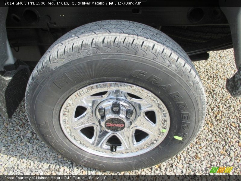 Quicksilver Metallic / Jet Black/Dark Ash 2014 GMC Sierra 1500 Regular Cab