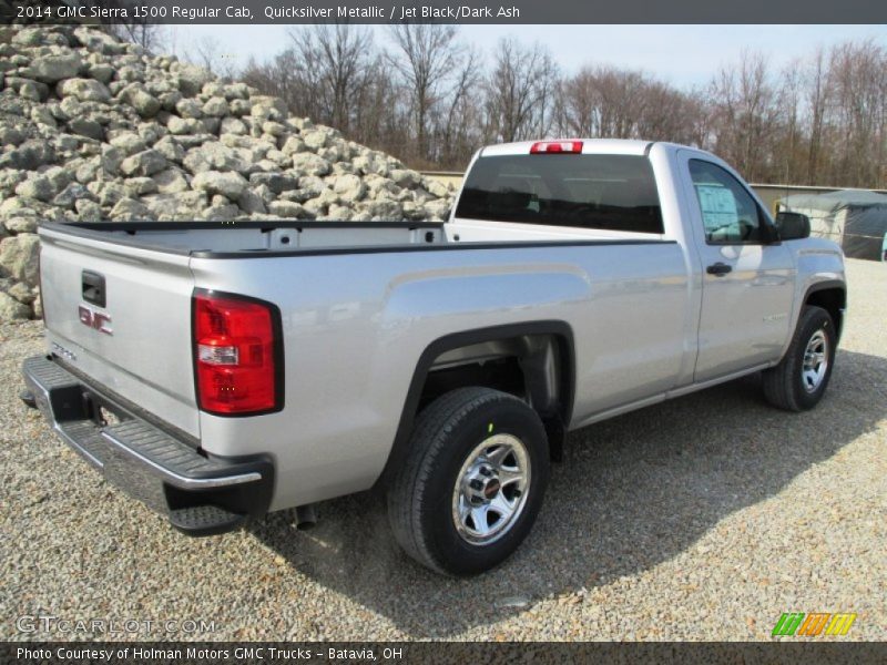 Quicksilver Metallic / Jet Black/Dark Ash 2014 GMC Sierra 1500 Regular Cab
